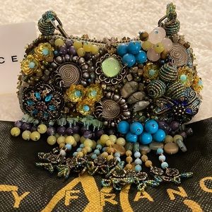 Mary Francis Beaded Purse Handbag